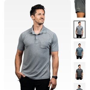 Men's Gray Nine Line Apparel Polo Shirt
